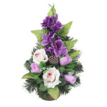 Ikebana 4062 – gladiola, ruže