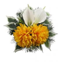 Ikebana 4100 – chryzantéma a kala