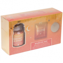 Elysium Spa Sparkling Zest darčeková kazeta – sviečka, soľ a bomba do kúpeľa