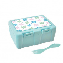 Orion Box na desiatu Lunch delený Kvet, 18 × 14 × 7,5 cm