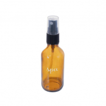 Orion Fľaštička kozmetická hnedé sklo s rozprašovačom SPA, 60 ml