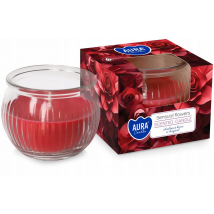 Aura Candles vonná sviečka Sensual Flowers, 80 g (doba horenia 18 h)