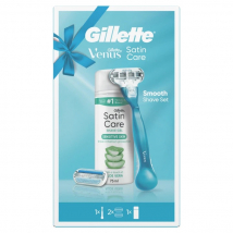 Gillette Venus Smooth darčeková kazeta (strojček + 2 náhradné hlavice + gél na holenie)