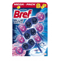 BREF WC POWER AKTIVE BLUE FRESH FLOWER 3KS