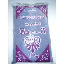 RELAXA-A SOĽ DO KÚPEĽA MÄTA PIEPORNÁ 1 KG
