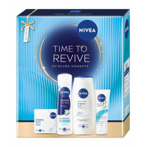 Nivea Time to Revive darčeková kazeta (sprchový gél + antiperspirant + krém + mydlo)