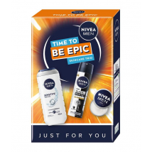 Nivea Men Time to be Epic darčeková kazeta (sprchový gél + antiperspirant + krém)