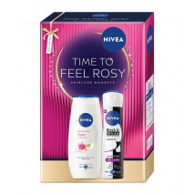 Nivea Darčekový box Feel Rosy (sprchový gél + antiperspirant)