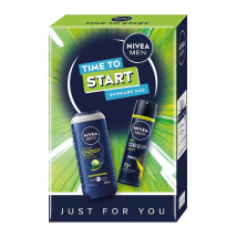 Nivea Men Time to Start darčeková kazeta (sprchový gél + antiperspirant)