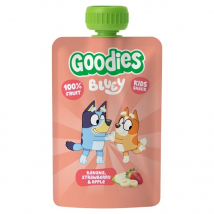 Goodies Bluey ovocná kapsička banán, jahoda a jablko, 100 g