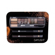 2K Night & Day Eyeshadow Kit Daylight, paleta očných tieňov + 2 ceruzky, 8,16 g