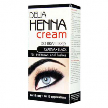 DELIA HENNA FARBA NA OBOČIE ČIERNA 15 ML + 15 ML