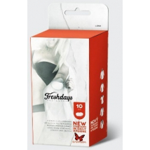 FRESHDAYS PODPAZUŠNÉ VLOŽKY DÁMSKE 10 KS