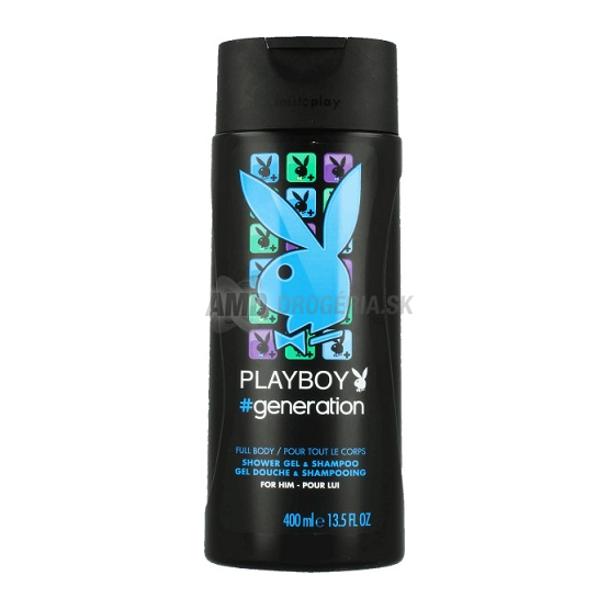 PLAYBOY SPRCHOVÝ GÉL GENERATION MEN 400 ML