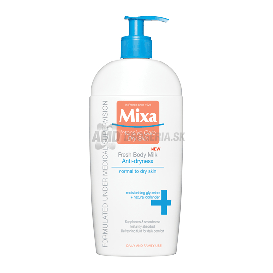 MIXA TELOVÉ MLIEKO REGENERAČNÉ SUCHÁ POKOŽKA 400 ML