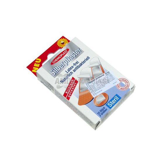 NÁPLASŤ SO STRIEBROM 10 KS