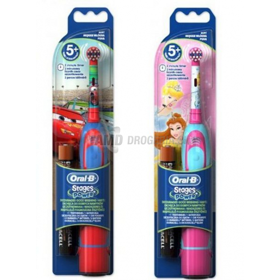 ORAL-B ELEKTRICKÁ ZUBNÁ KEFKA DETSKÁ D2 1 KS