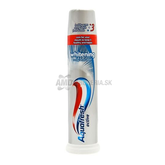 AQUAFRESH ZUBNÁ PASTA WHITENING PUMPA 100 ML