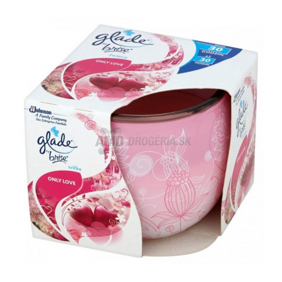 BRISE SVIEČKA ONLY LOVE 123 G