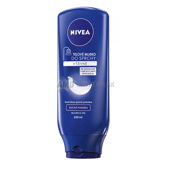 NIVEA TELOVÉ MLIEKO DO SPRCHY VYŽIVUJÚCE 250 ML