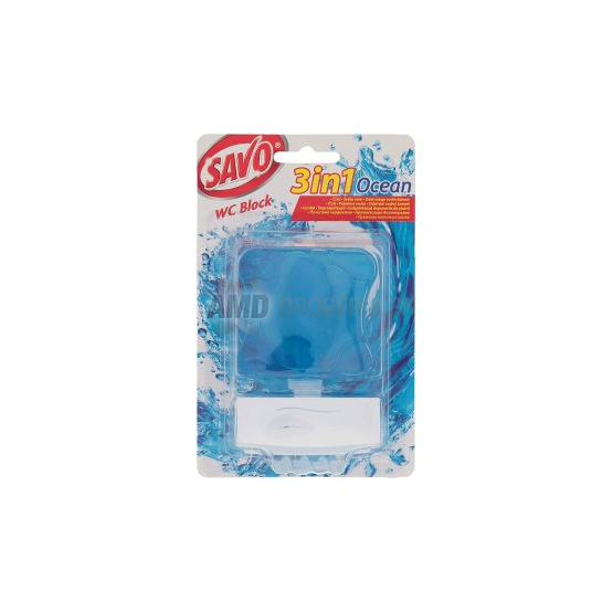 SAVO WC BLOK 3 V 1 OCEÁN 50 ML