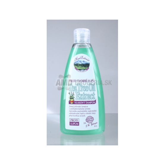HERB EXTRACT ŠAMPÓN PROTI LUPINÁM TEA TREE OIL