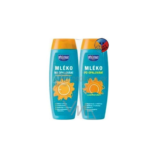 BIOEXTRAKT MLIEKO NA OPALOVANIE SPF 30+MLIEKO PO OPAĽOVANÍ