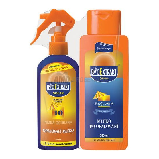 BIOEXTRAKT SPREJ NA OPALOVANIE SPF 10+MLIEKO PO OPAĽOVANÍ