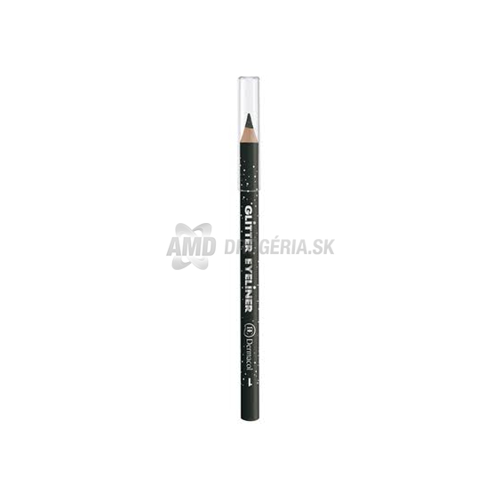 DERMACOL CERUZKA NA OČI TRBLIETAVÁ ČIERNA