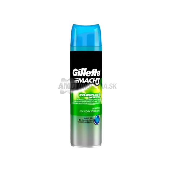 GILLETTE SERIES GÉL NA HOLENIE MACH3 COMPLETE SENSITIVE 200 ML