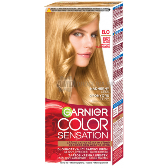 GARNIER COLOR SENSATION 8.0 ŽIARIVÁ SVETLÁ BLOND