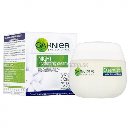 GARNIER SKIN NATURAL KRÉM  S JASMÍNOM PRE VŠETKY TYPY PLETI NOČNÝ 50 ML