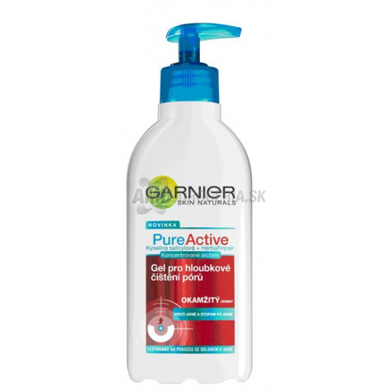GARNIER PURE ACTIVE GÉL PUMPA 200 ML
