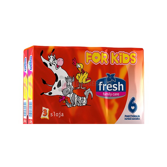 FRESH HYGIENICKÉ VRECKOVKY DETSKÉ 6 KS