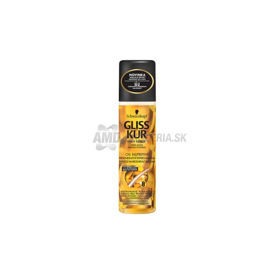 GLISS KUR EXPRESS OIL NUTRITIVE BALZAM PRE DLHŠIE VLASY 200 ML