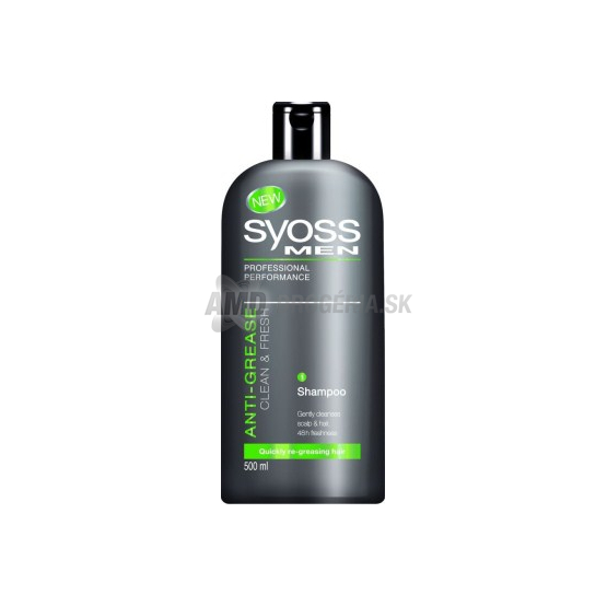 SYOSS ŠAMPON MEN ANTI GREASE 500 ML