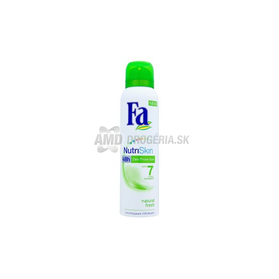 FA DEODORANT NUTRISKIN NATURAL FRESH 150 ML