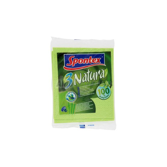 SPONTEX NATURA UTIERKA 3 KS