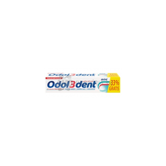 ODOL ZUBNÁ PASTA 3 DENT MINT 33 % ZDARMA 100 ML