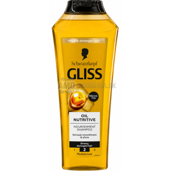 GLISS KUR NUTRITIVE OIL REGENERAČNÝ ŠAMPÓN NA VLASY 400 ML