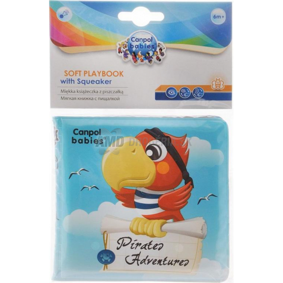 CANPOL BABIES KNIŽKA MÄKKÁ PÍSKACIA 1 KS
