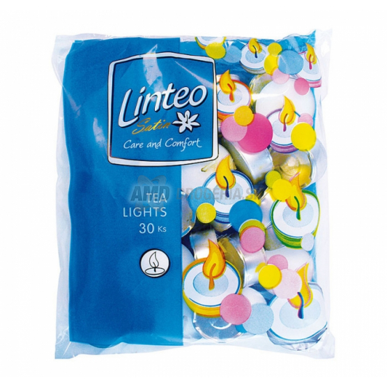 LINTEO ČAJOVÁ SVIEČKA 30 KS