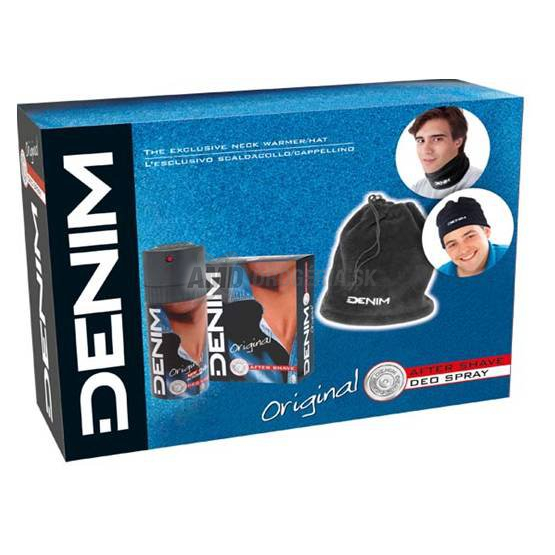 KAZETA DENIM ORIGINAL VODA PO HOLENÍ + DEODORANT + ČAPICA