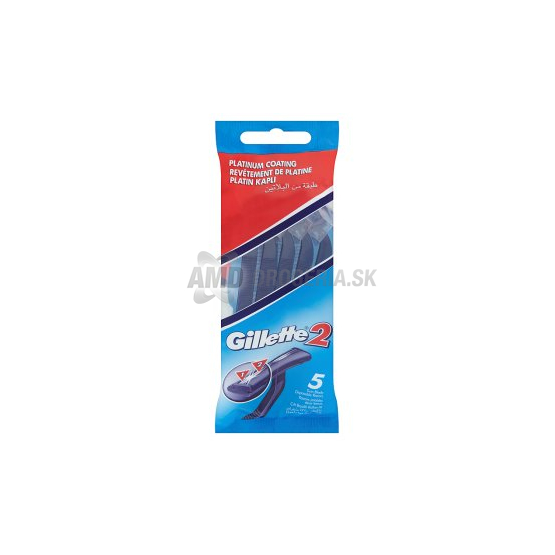 GILLETTE 2 HOLIACE STROJČEKY 5 KS