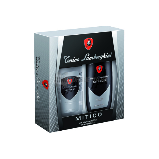 KAZETA LAMBORGHINI MITICO - SPRCHOVÝ GÉL + PAFREMOVANÝ DEODORANT 75 ML