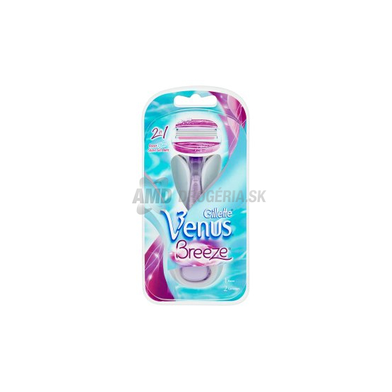 GILLETTE VENUS BREEZE STROJČEK + NÁHRADNÉ HLAVICE 2 KS