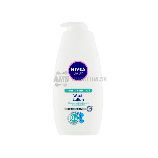 NIVEA BABY UMÝVACÍ GÉL SENSITIVE S PUMPIČKOU 500 ML