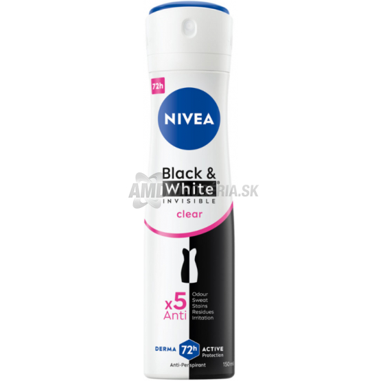 NIVEA BLACK & WHITE CLEAR DEOSPRAY 150 ML