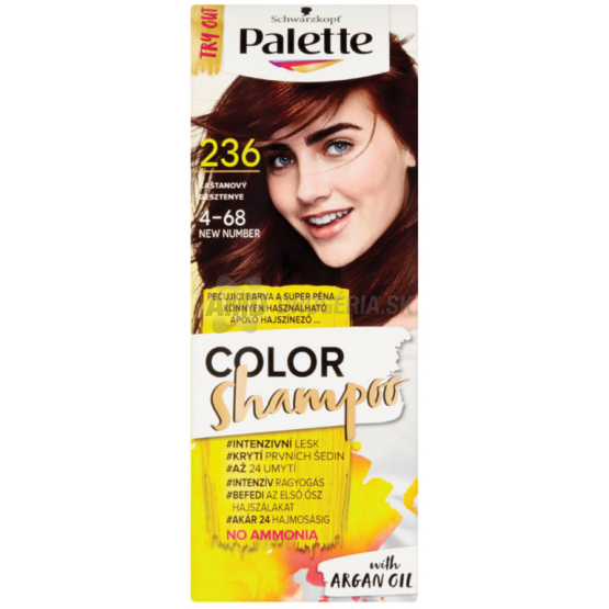 PALETTE COLOR SHAMPOO 4-68 GAŠTANHNEDÝ