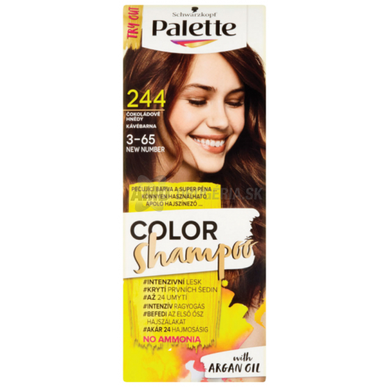 PALETTE COLOR SHAMPOO 3-65 ČOKOLÁDOVO HNEDÁ